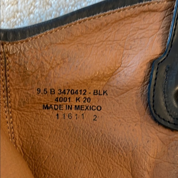 Frye Black leather Boots with Side Zipper - Picture 6 of 6